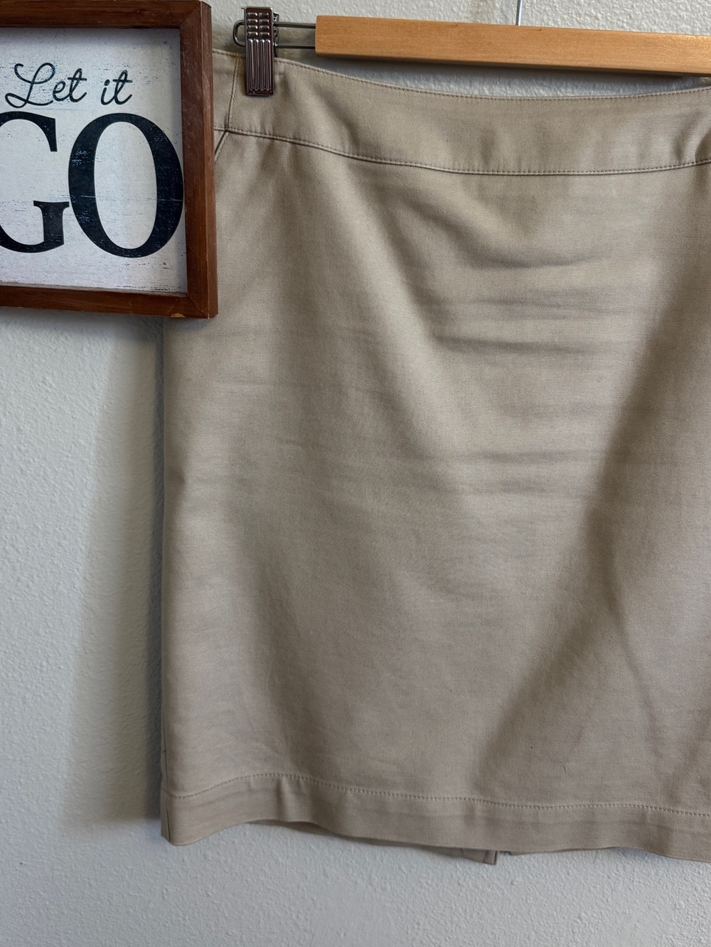 Merona Beige Pencil Skirt